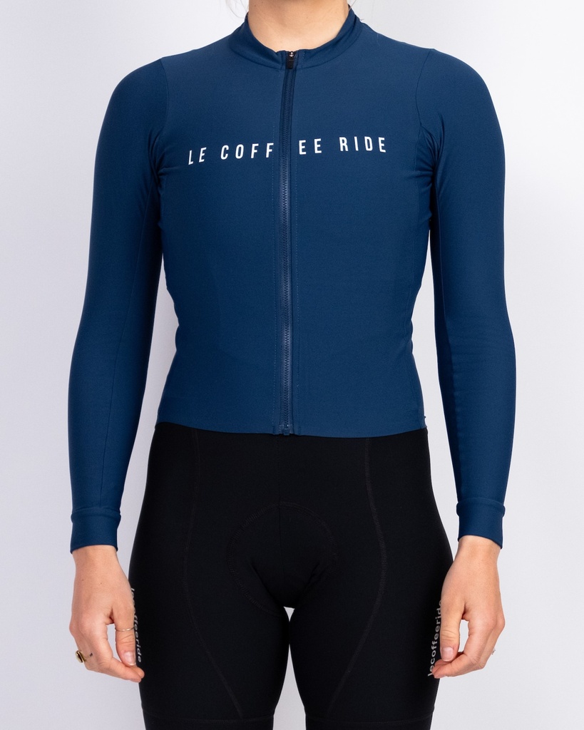 Mid Season Long Sleeve Dark Blue Women