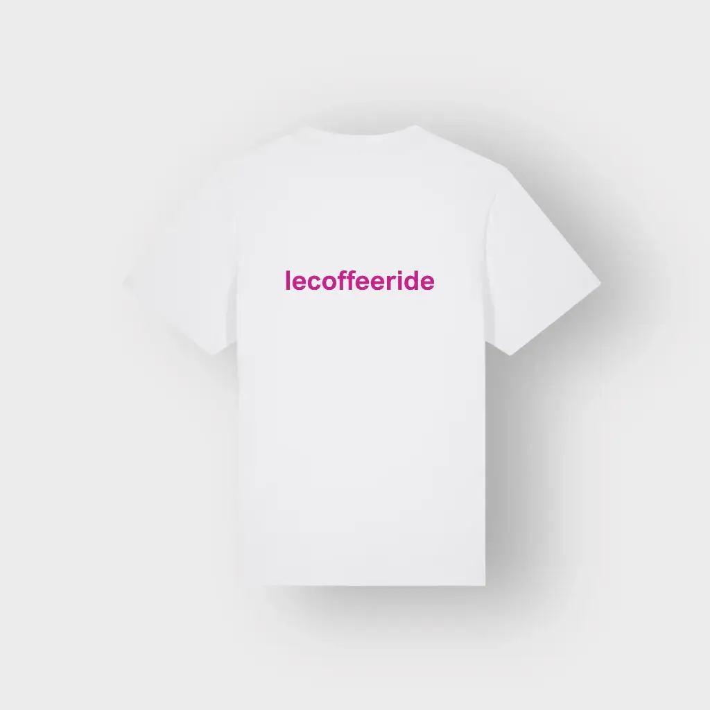 T-Shirt Signature White/Fuchsia