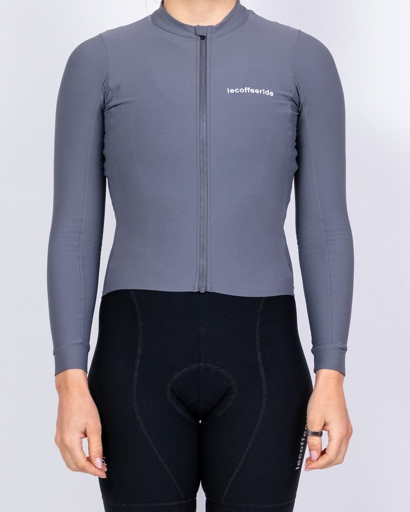 Mid Season Long Sleeve Logo Grey Women (XS)