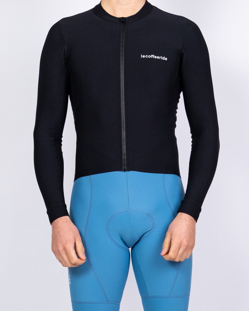 Mid Season Long Sleeve Logo Black Men (XS)