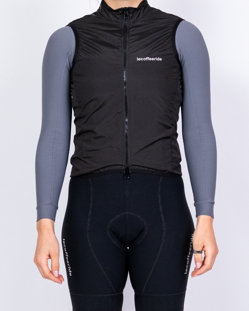 Wind Block Gilet Black Women