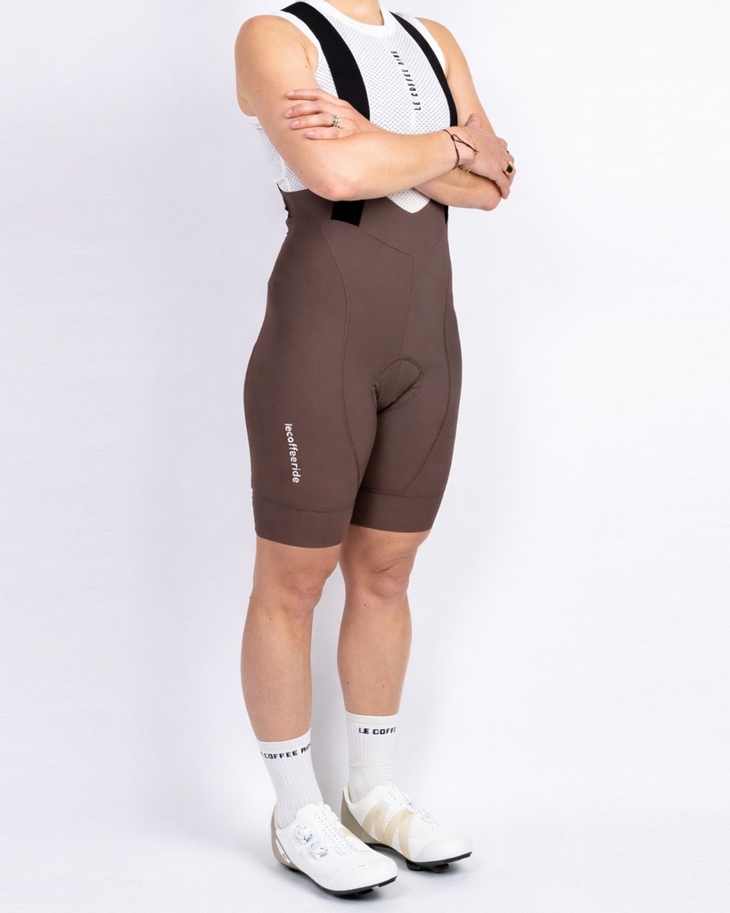 Bib Shorts Pro Brown Women (XS)