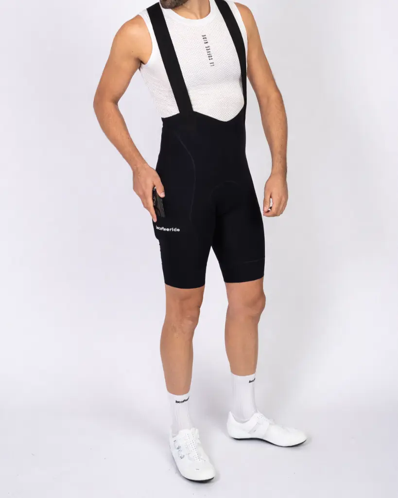 Bib Shorts Cargo Pro Black Men