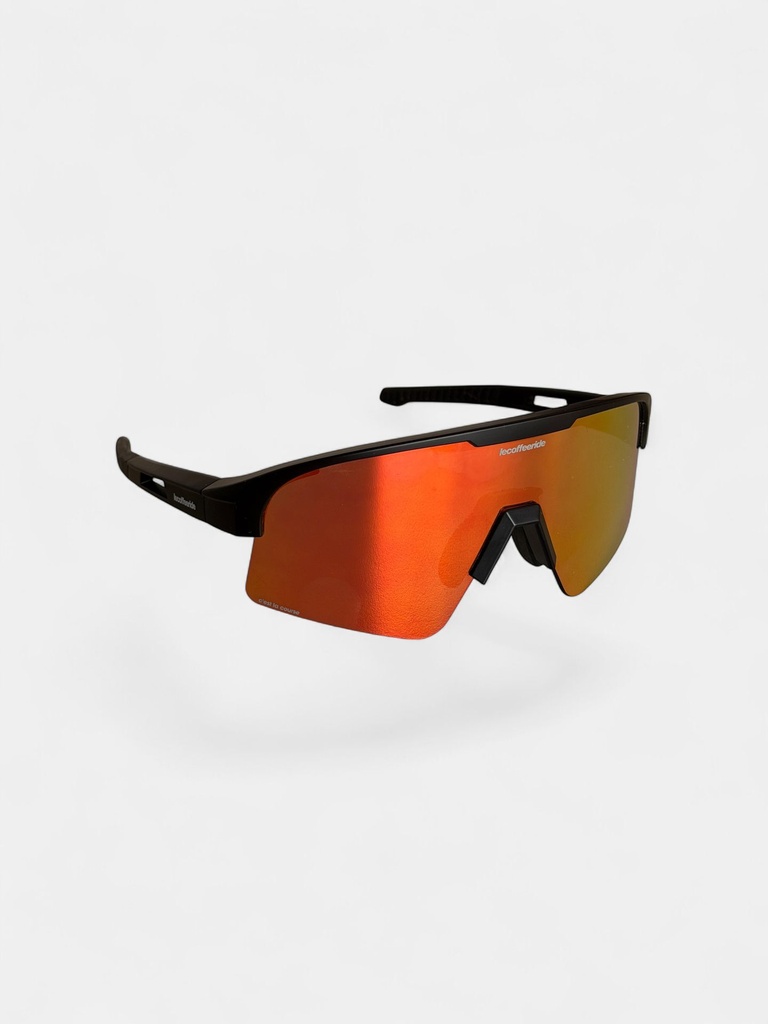 CLC Glasses Black Red Lens