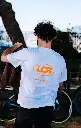 T-Shirt CLC White/Orange Fluo