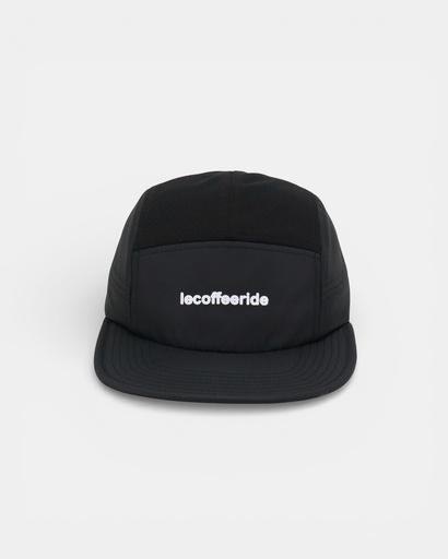 5 Panel Street Cap HTA Black
