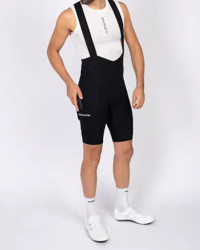 Bib Shorts Cargo Pro Black Men