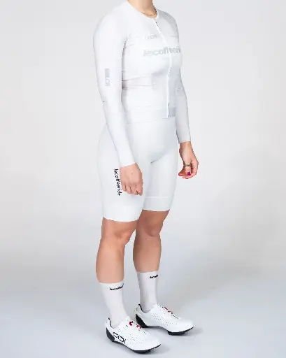 Aero Pro Long Sleeve Jersey CLC White Grey Women