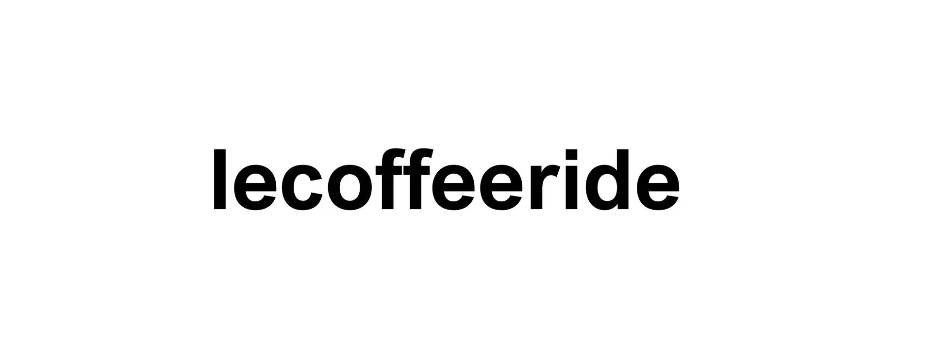 Le Coffee Ride